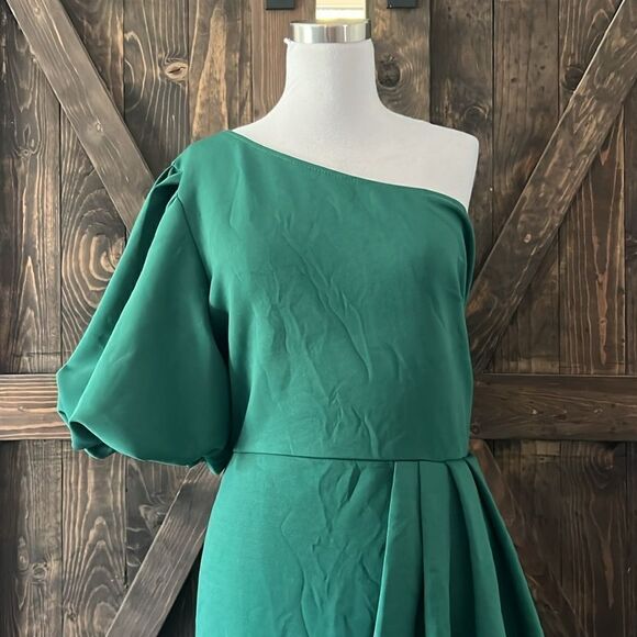 New Sexy One Shoulder Skirt Dress Club Party Evening Prom Bodycon Dress - Picture 7 of 12